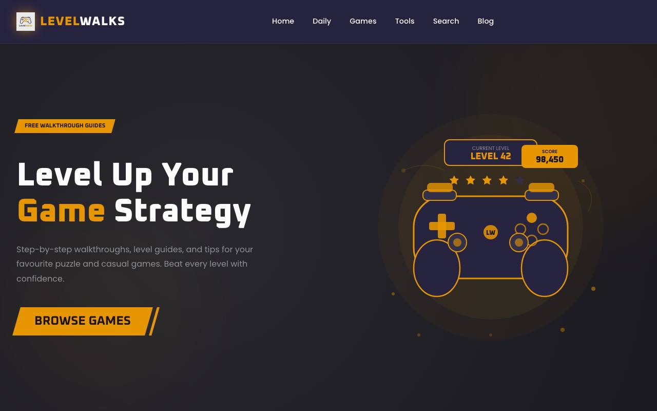 LevelWalks screenshot
