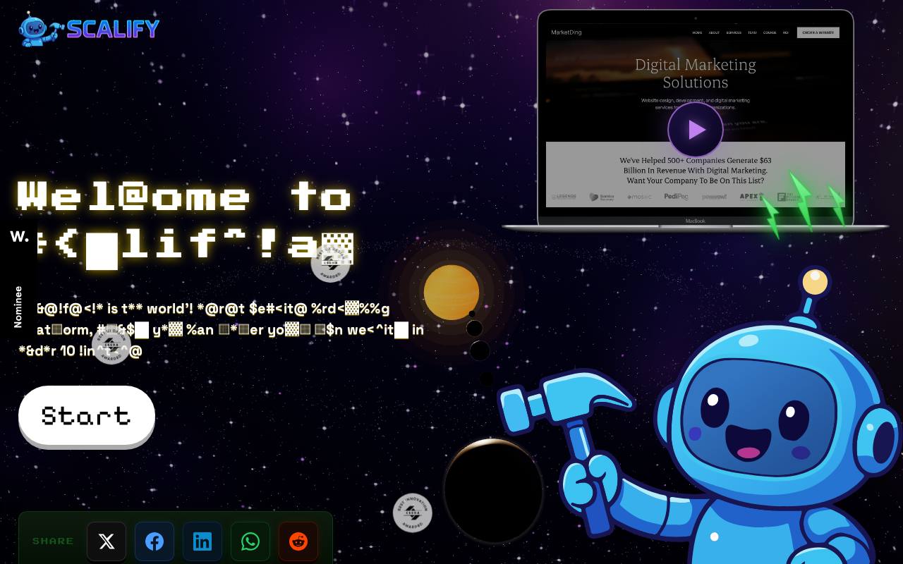 Scalify.ai screenshot
