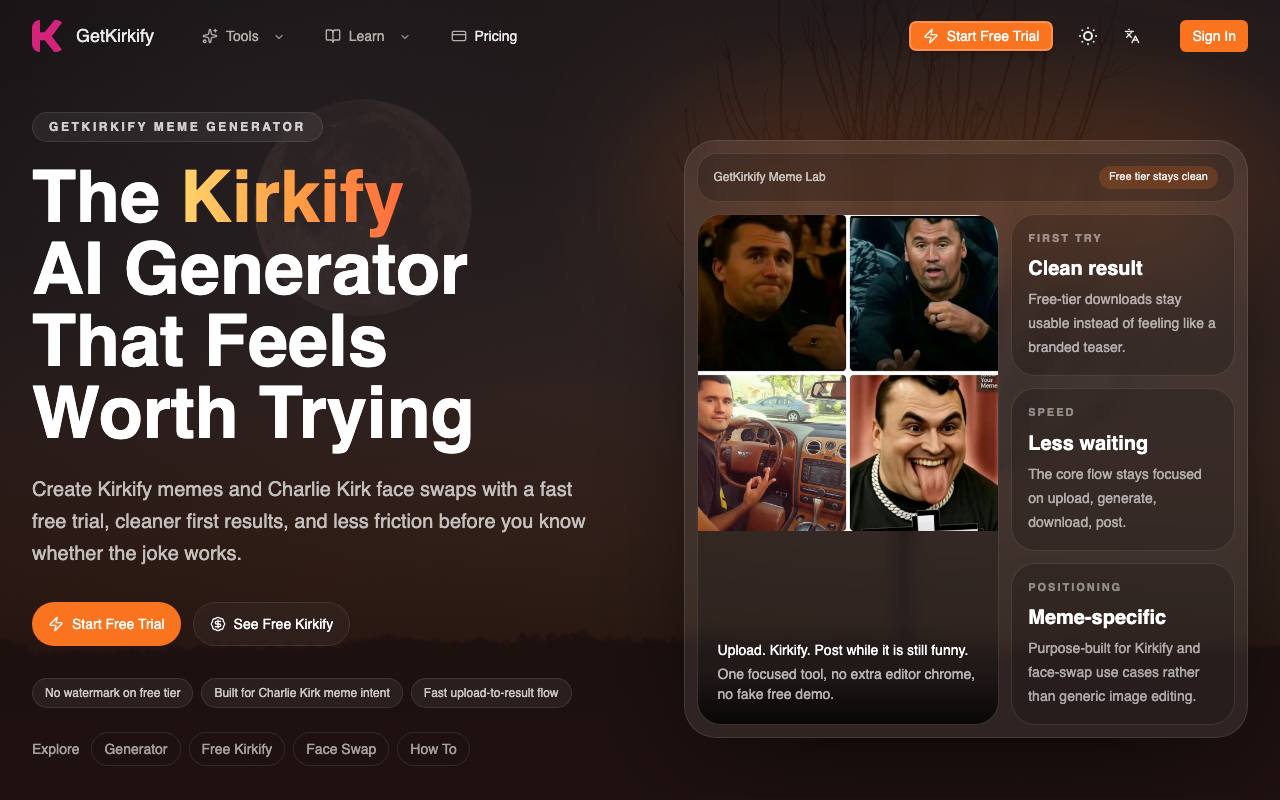 getkirkify screenshot