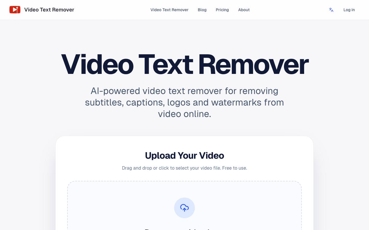 Video Text Remover screenshot