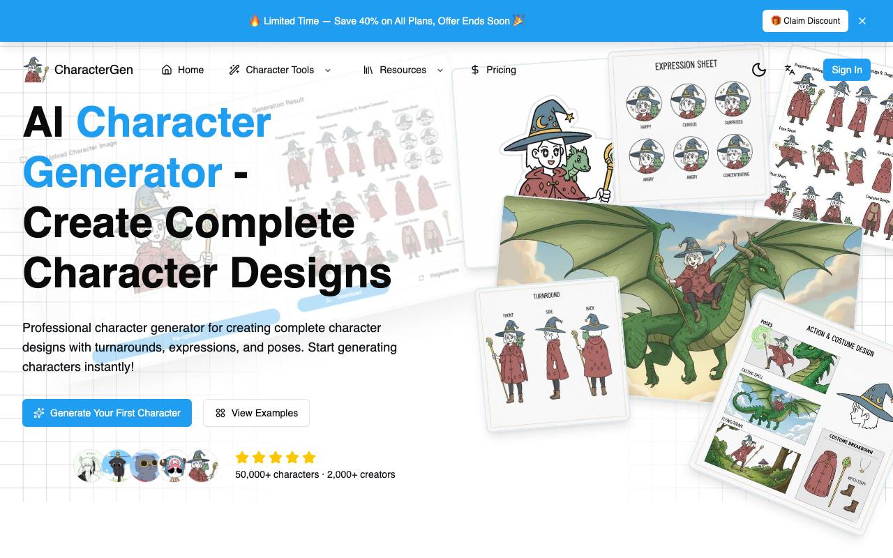 charactergen screenshot