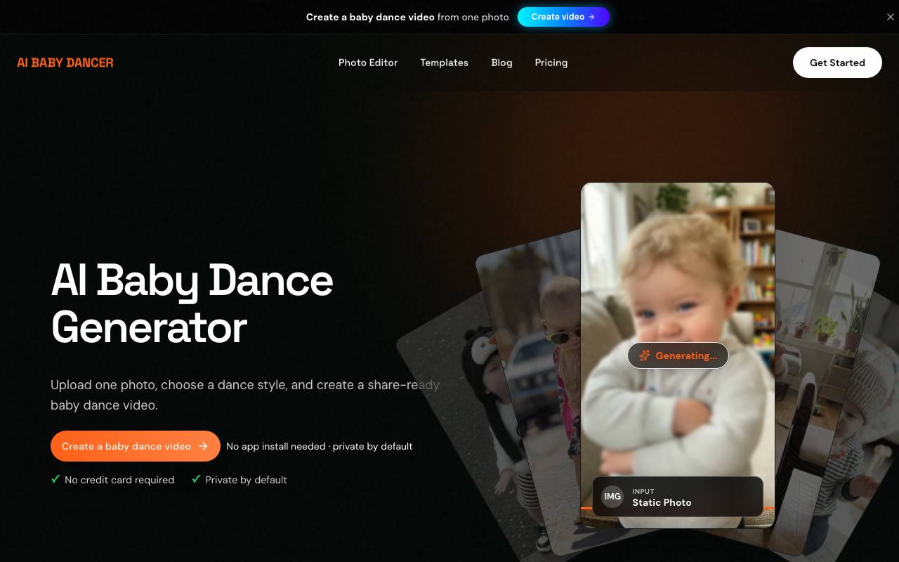 AI BABY DANCER screenshot