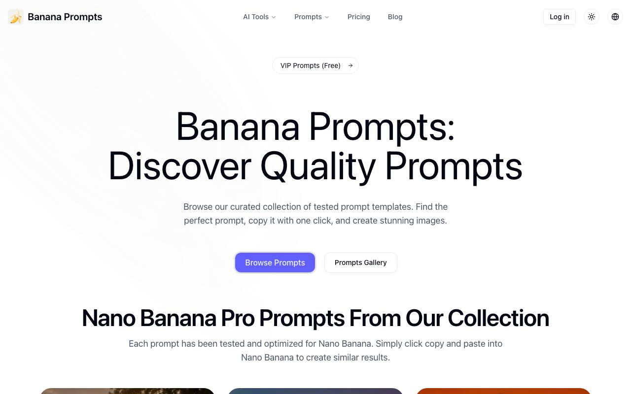Banana Prompts screenshot