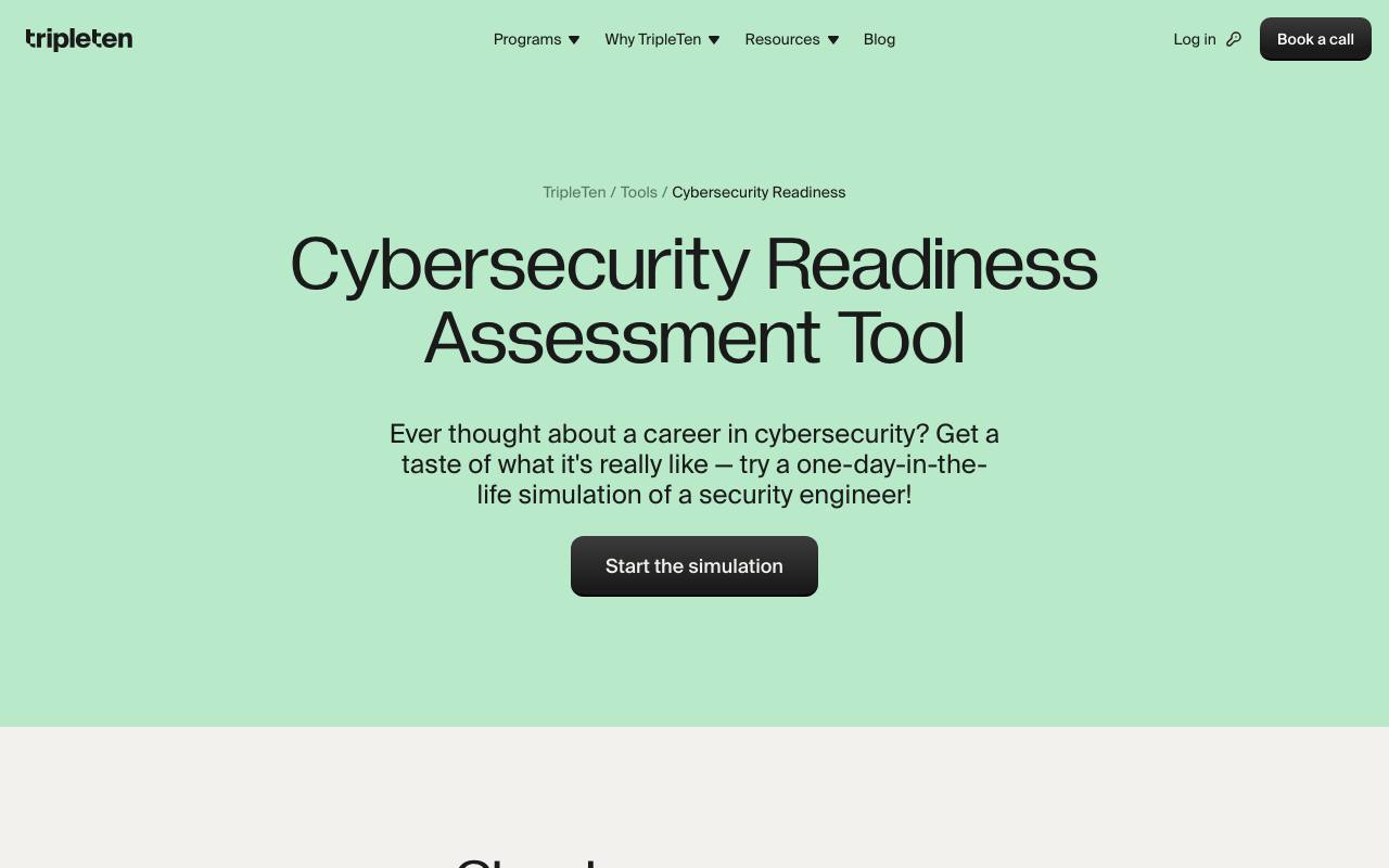 Cybersecurity Readiness Game screenshot