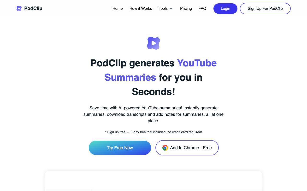 PodClip AI screenshot