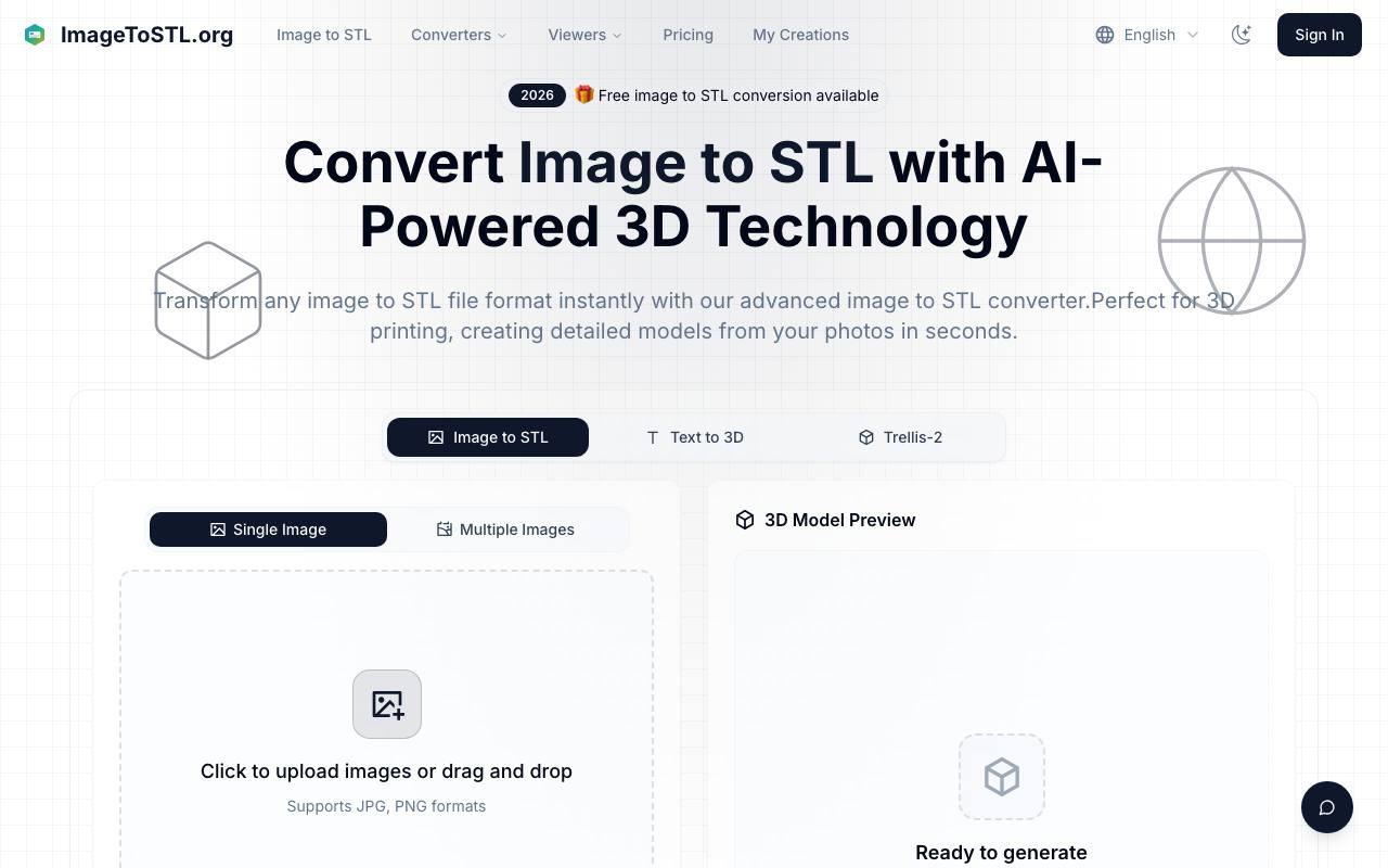 Image to STL screenshot