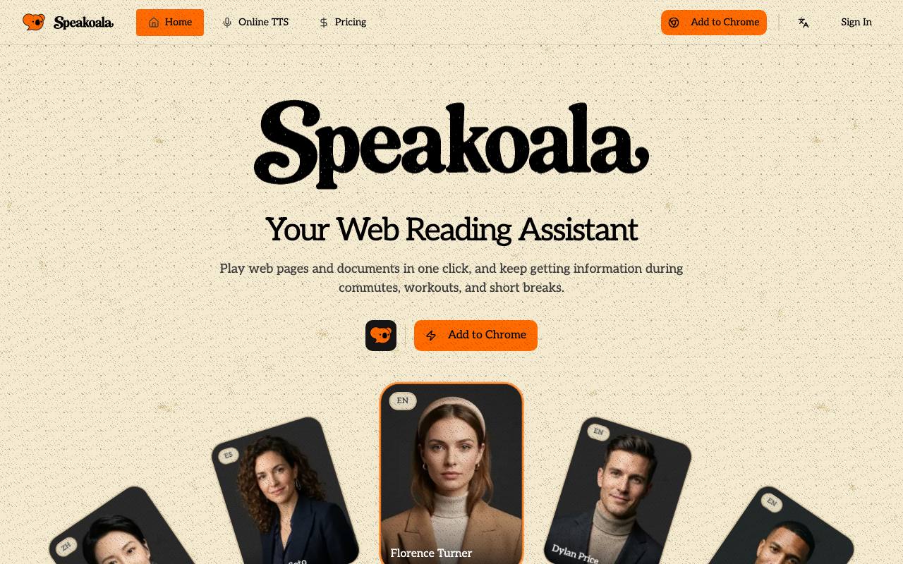 speakoala screenshot