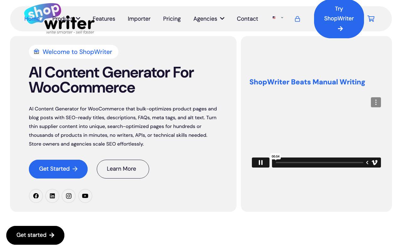 Shop-writer screenshot