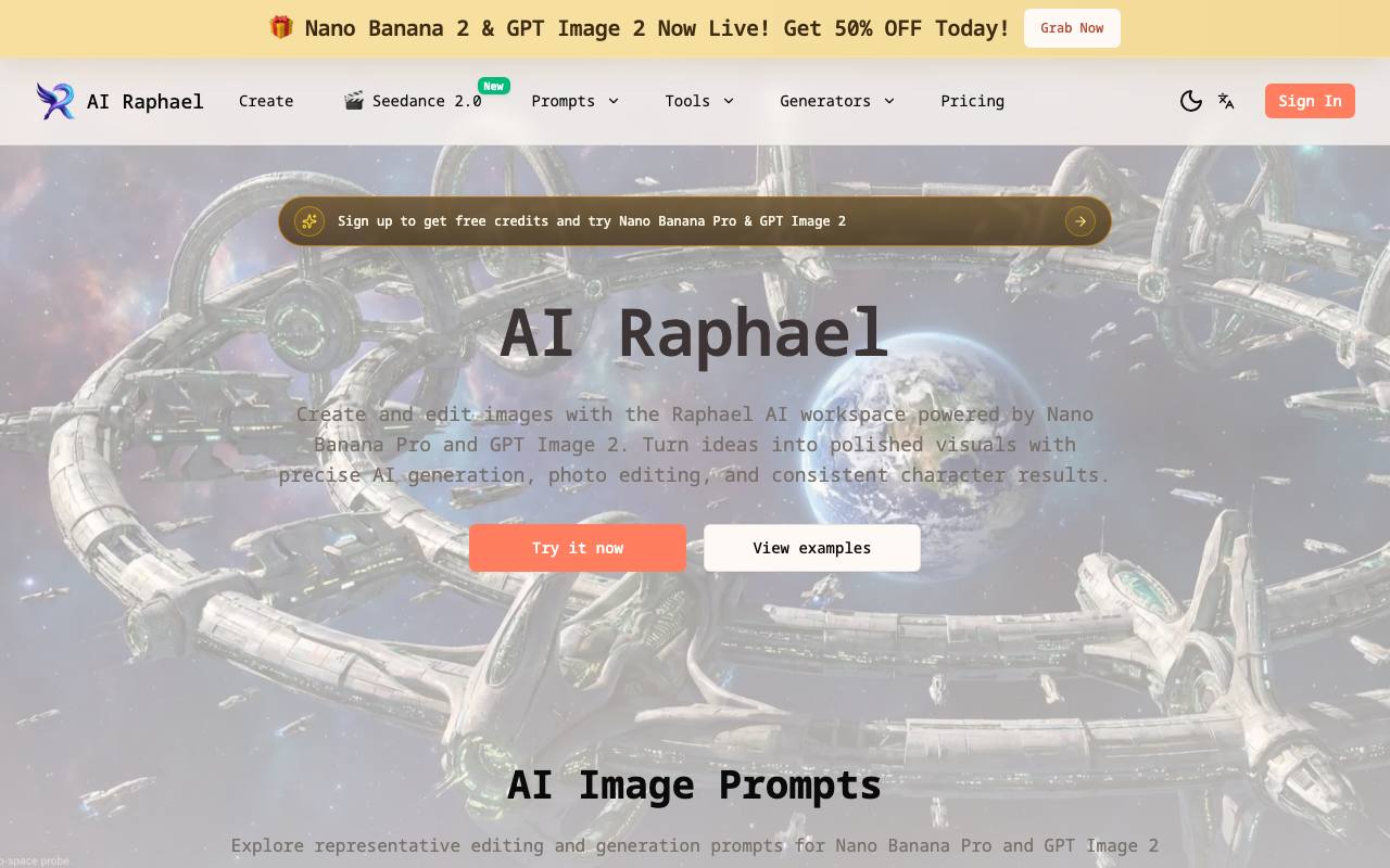 AI Raphael screenshot