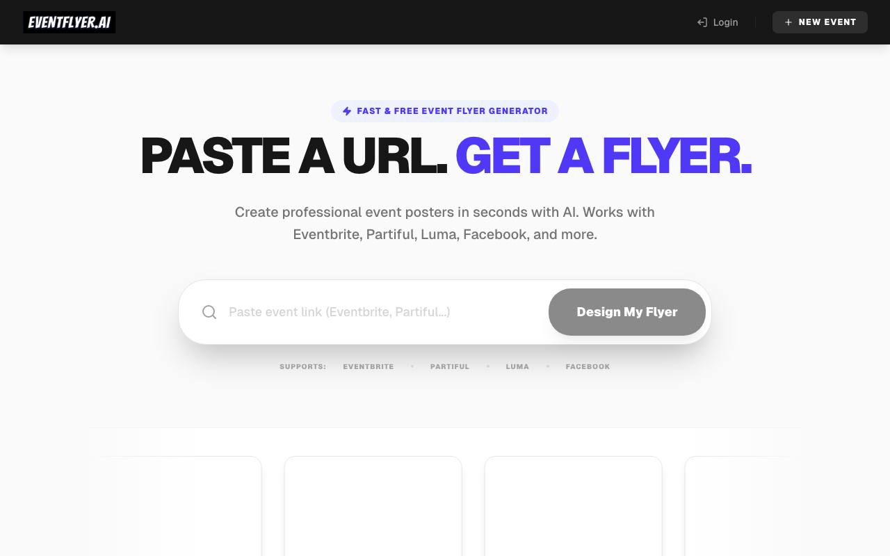 EVENTFLYER.AI screenshot
