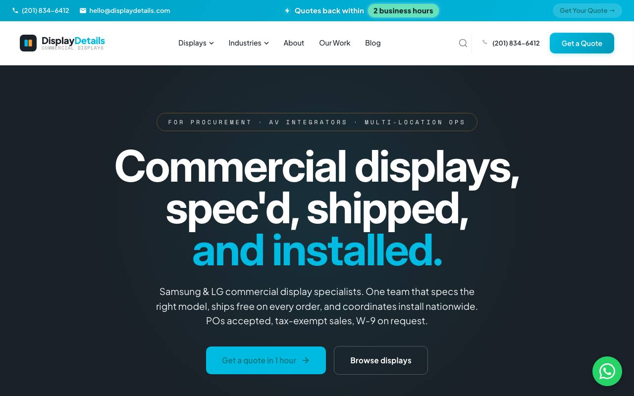 DisplayDetails screenshot
