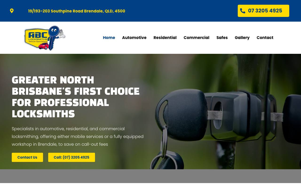 ABC Locksmiths screenshot