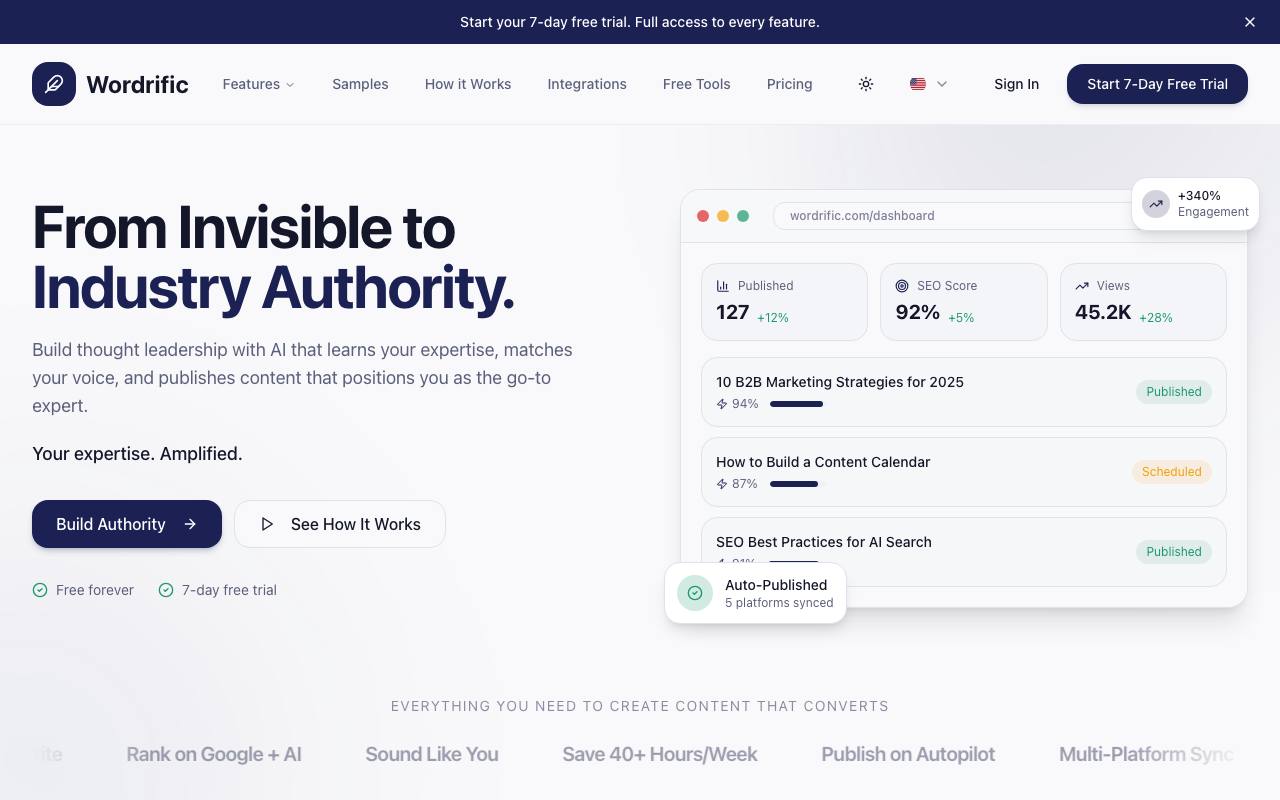 Wordrific screenshot
