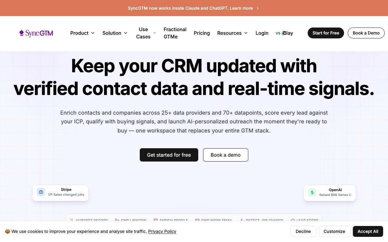 SyncGTM screenshot