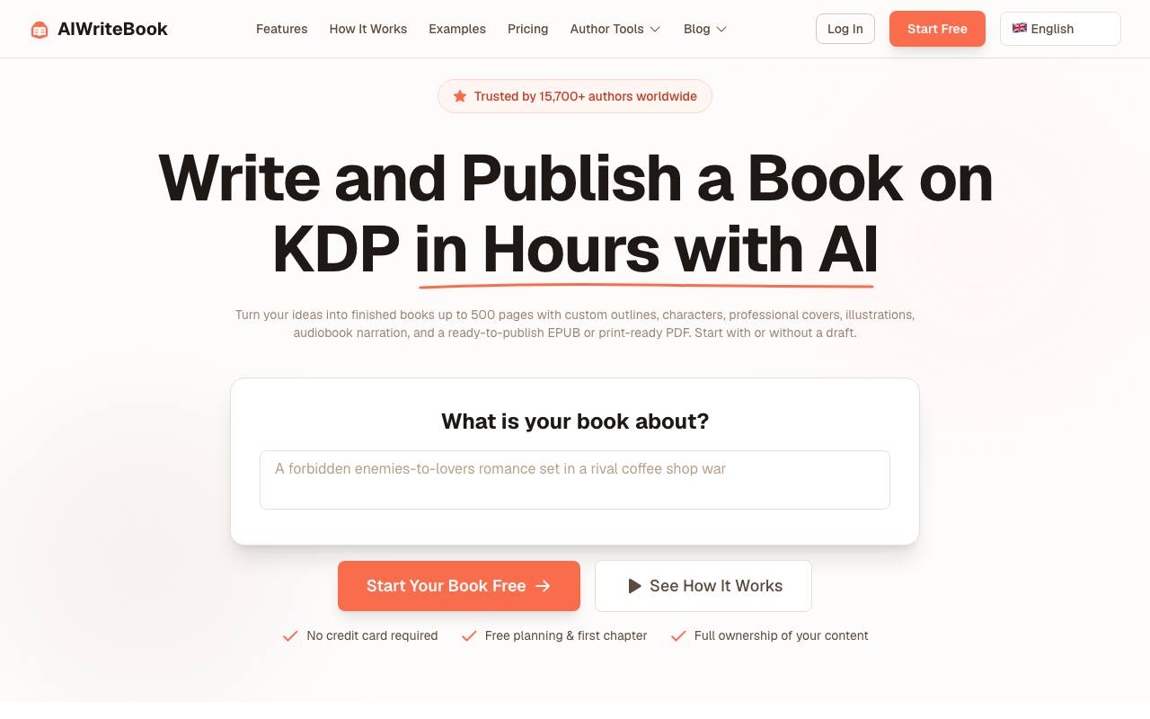AIWriteBook screenshot