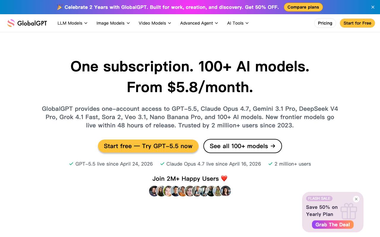 GlobalGPT screenshot