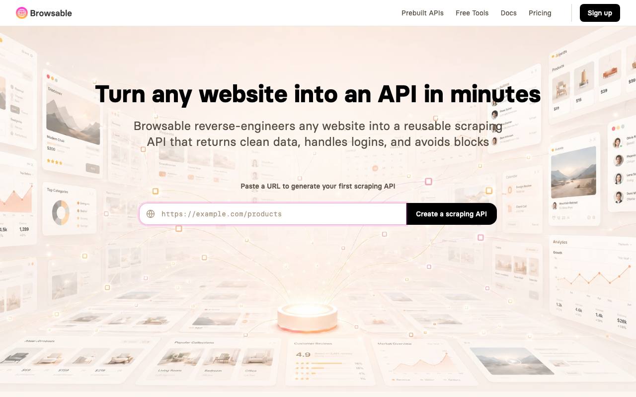 Browsable screenshot