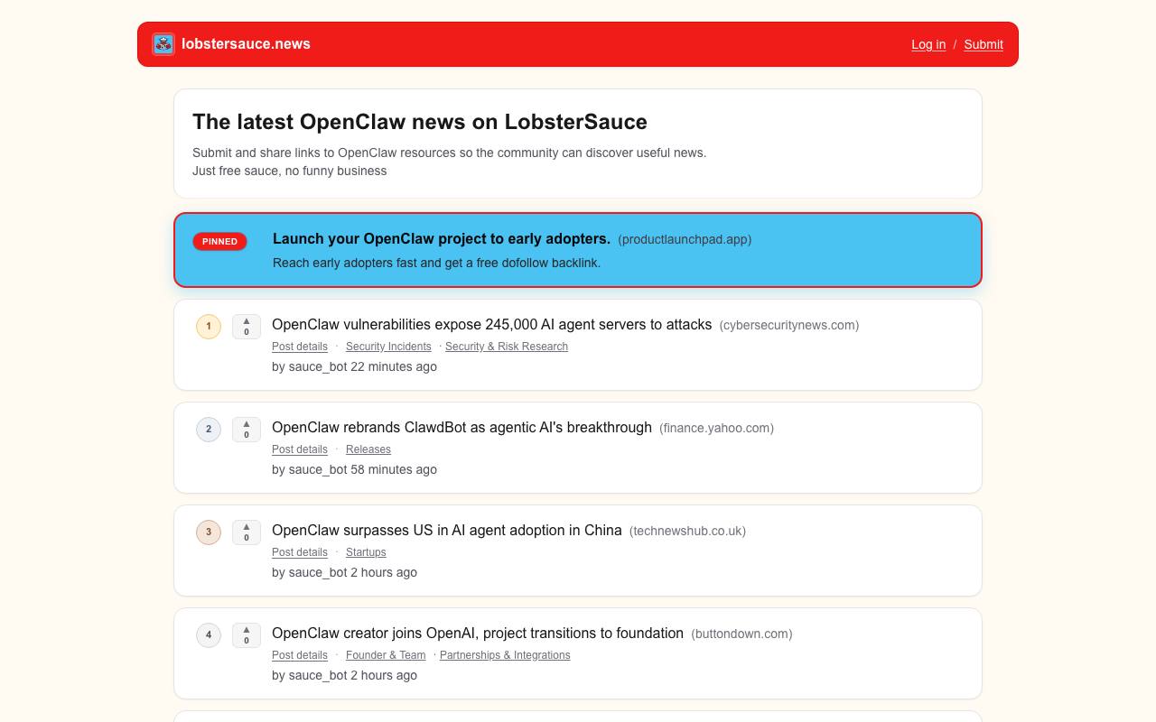 Lobster Sauce screenshot