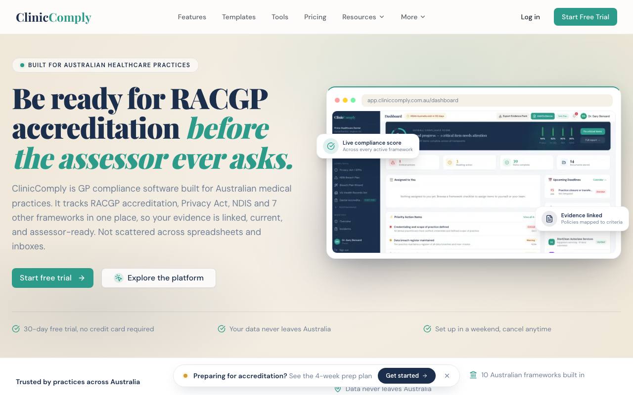Clinic Comply screenshot