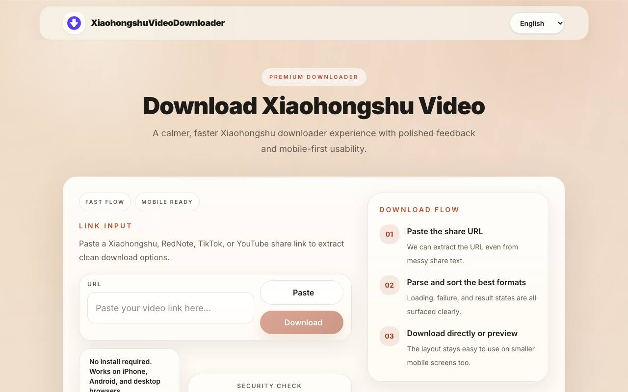Download Xiaohongshu Video screenshot