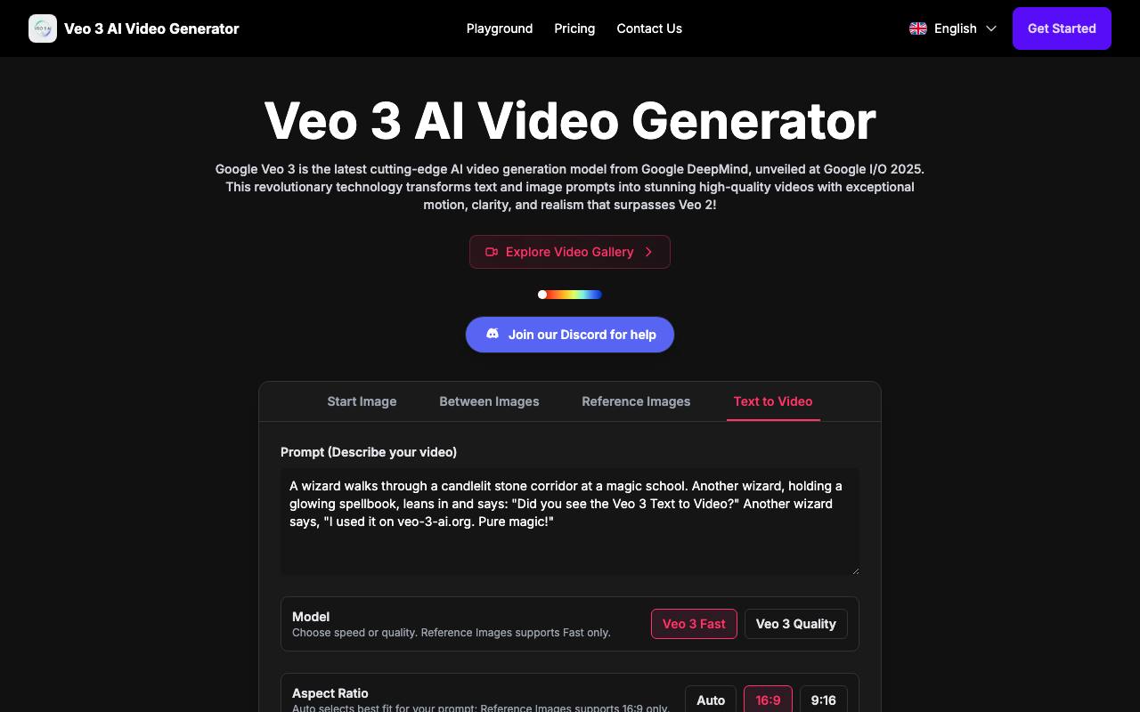 Veo 3 AI screenshot