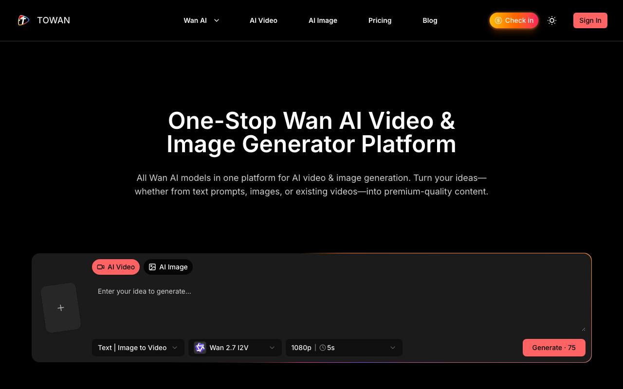 TOWAN AI screenshot