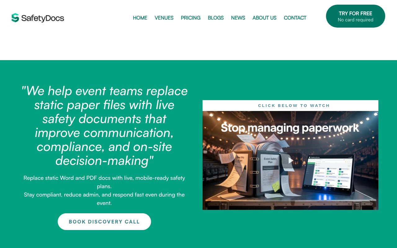 SafetyDocs Ltd screenshot