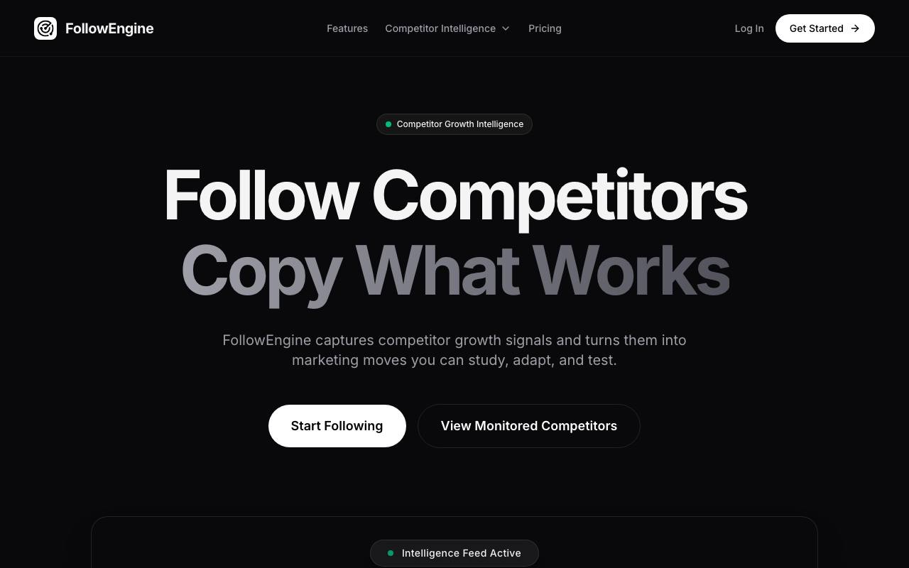 FollowEngine screenshot