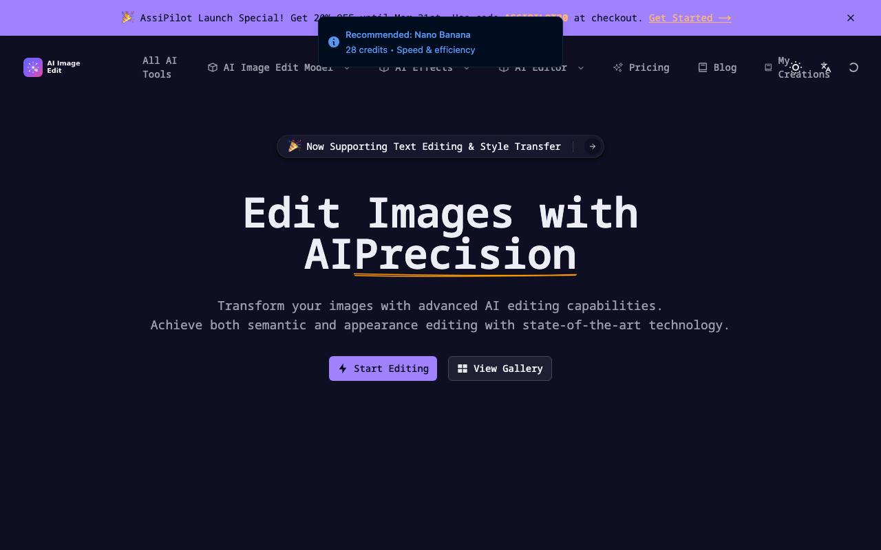 AI Image Edit screenshot