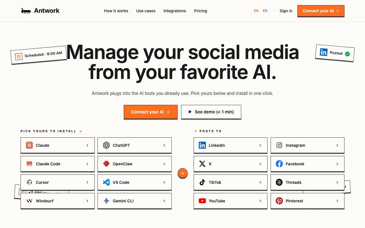 Antwork screenshot