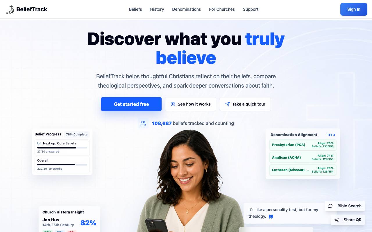 BeliefTrack screenshot