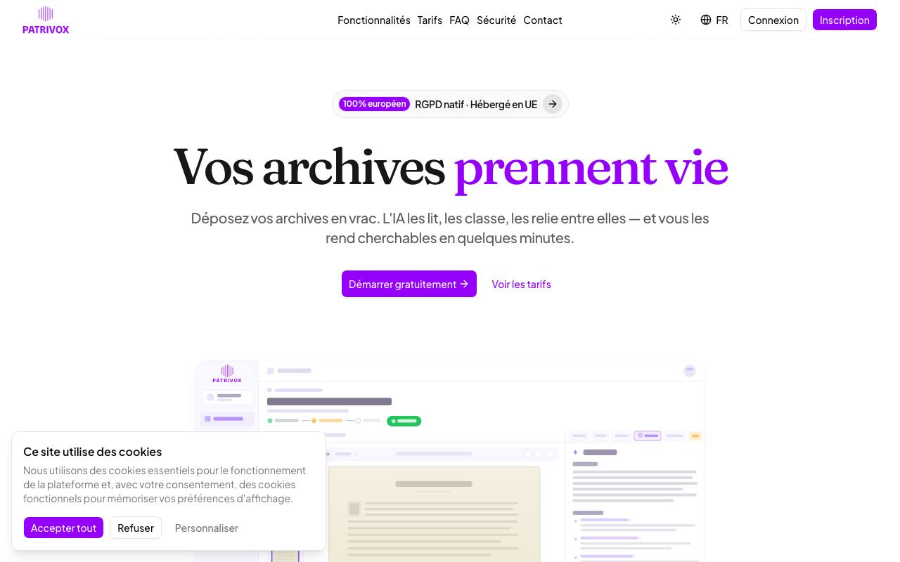 Patrivox screenshot