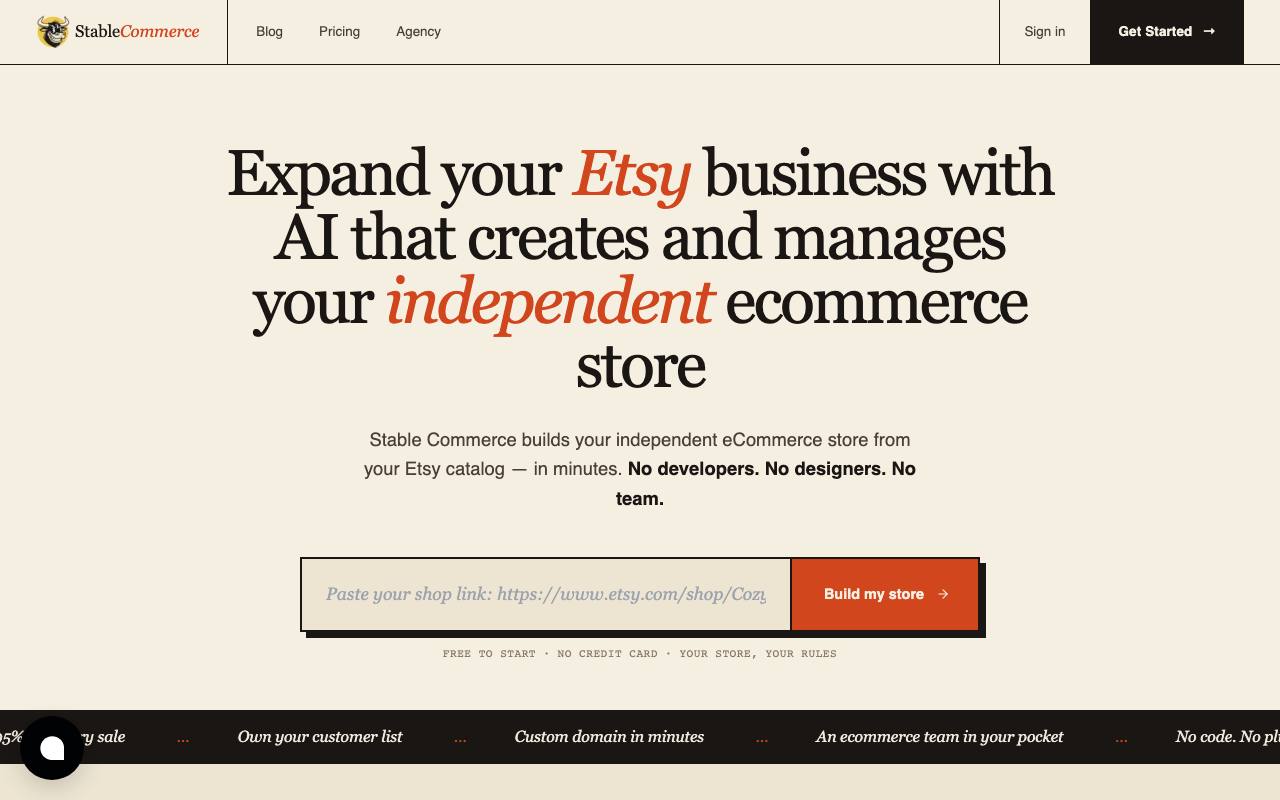 Stable Commerce screenshot