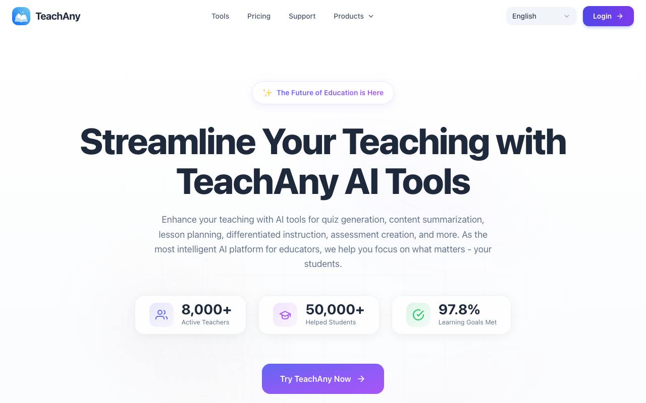 TeachAny screenshot