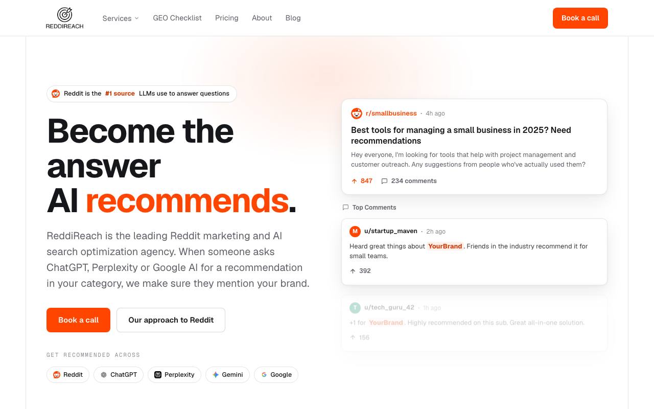 ReddiReach screenshot