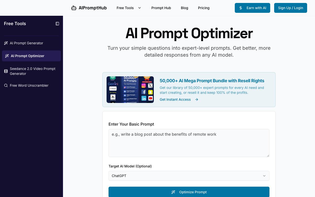 aiprompthub.ai screenshot