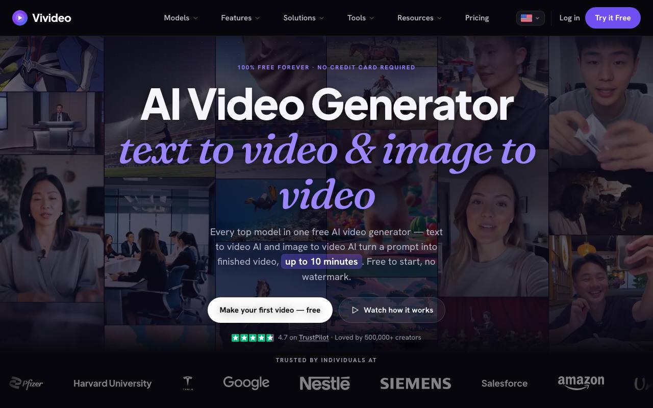 Vivideo: AI Video Generator – Text to Video & Image to Video screenshot