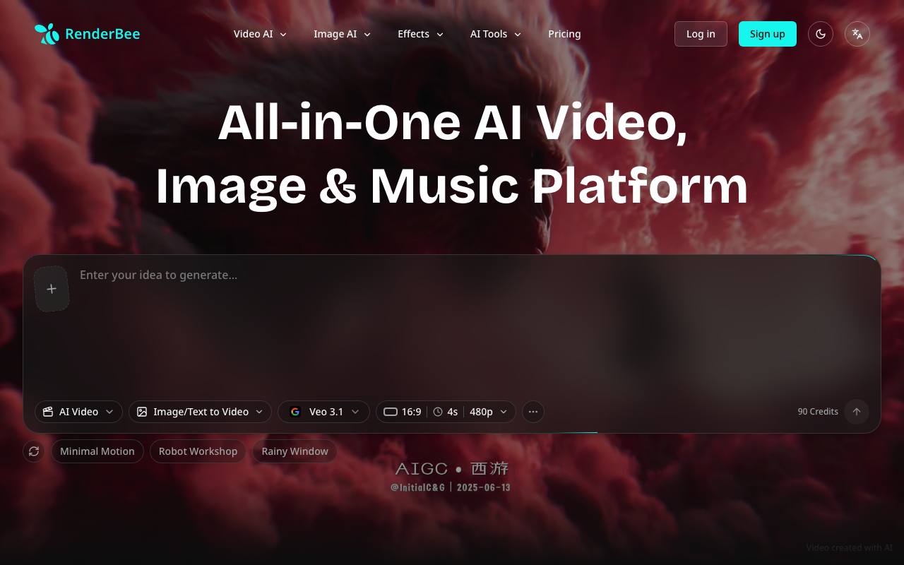 RenderBee AI screenshot