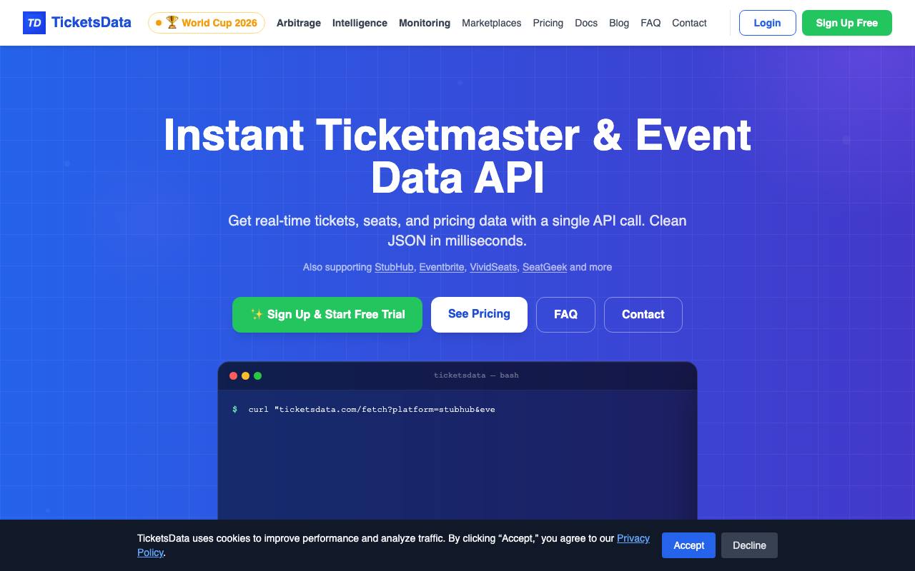TicketsData screenshot