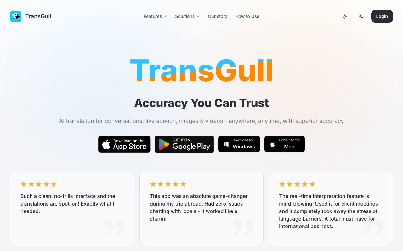 TransGull screenshot
