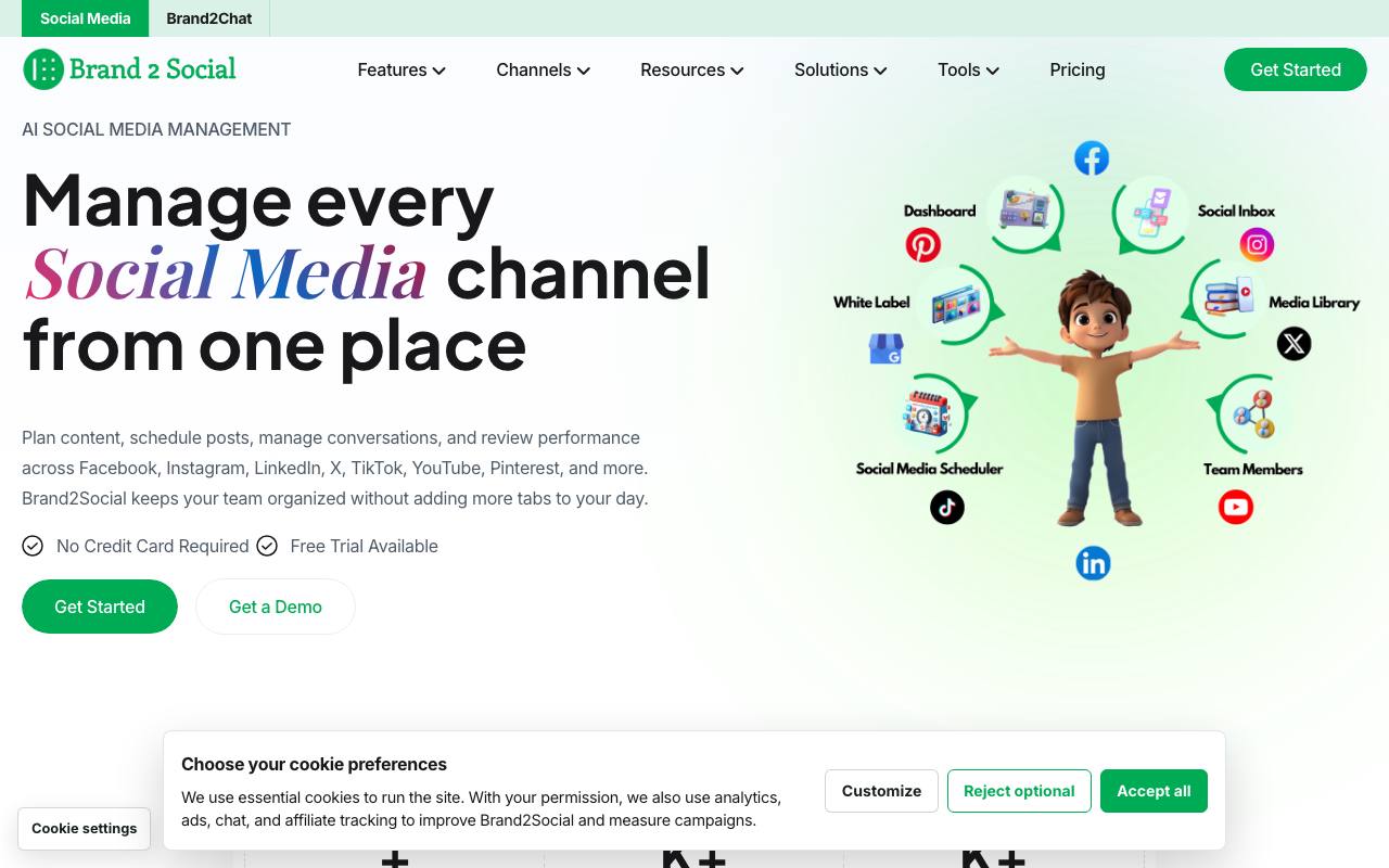 Brand2Social screenshot