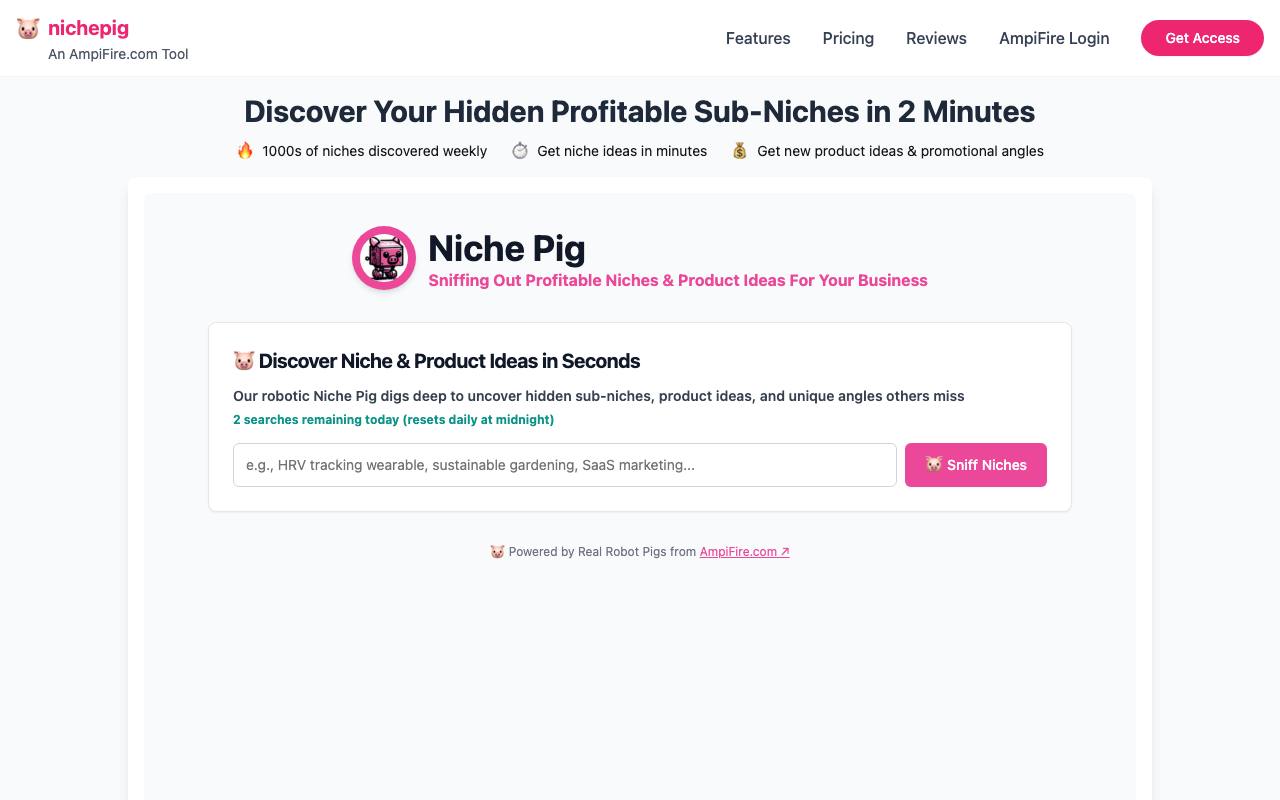 Niche Pig screenshot