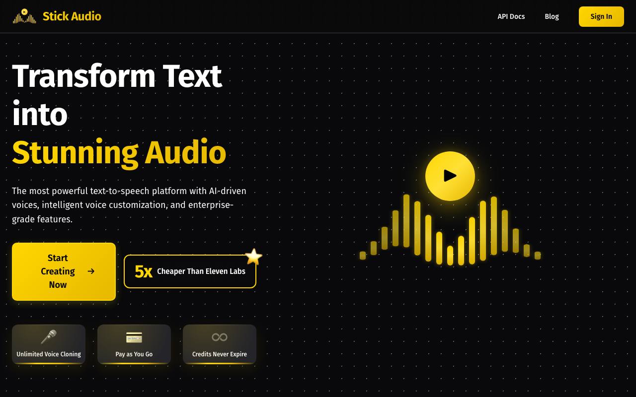 Stick Audio screenshot