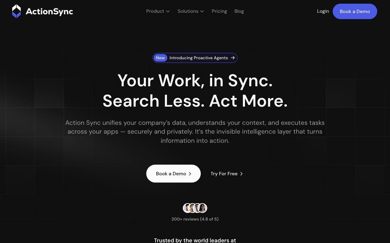 ActionSync screenshot