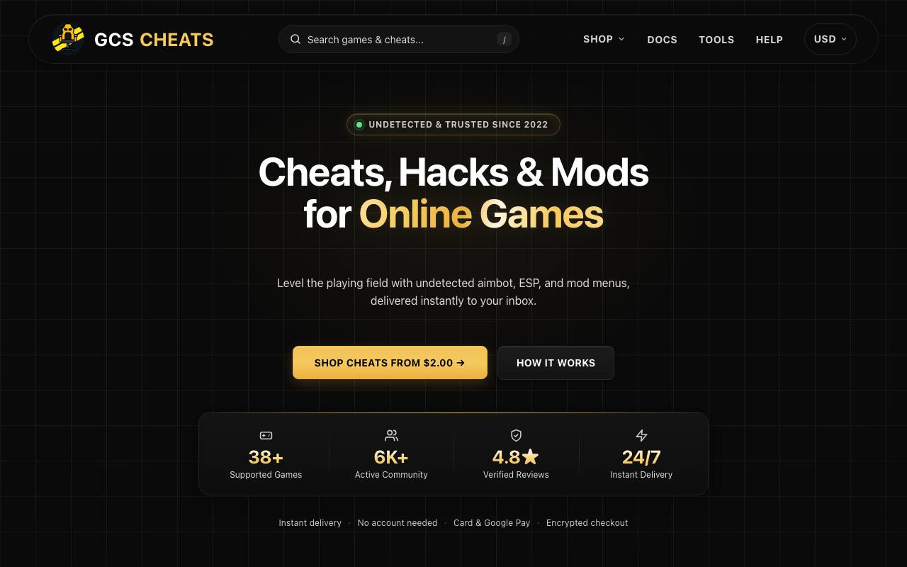 GCS Cheats screenshot