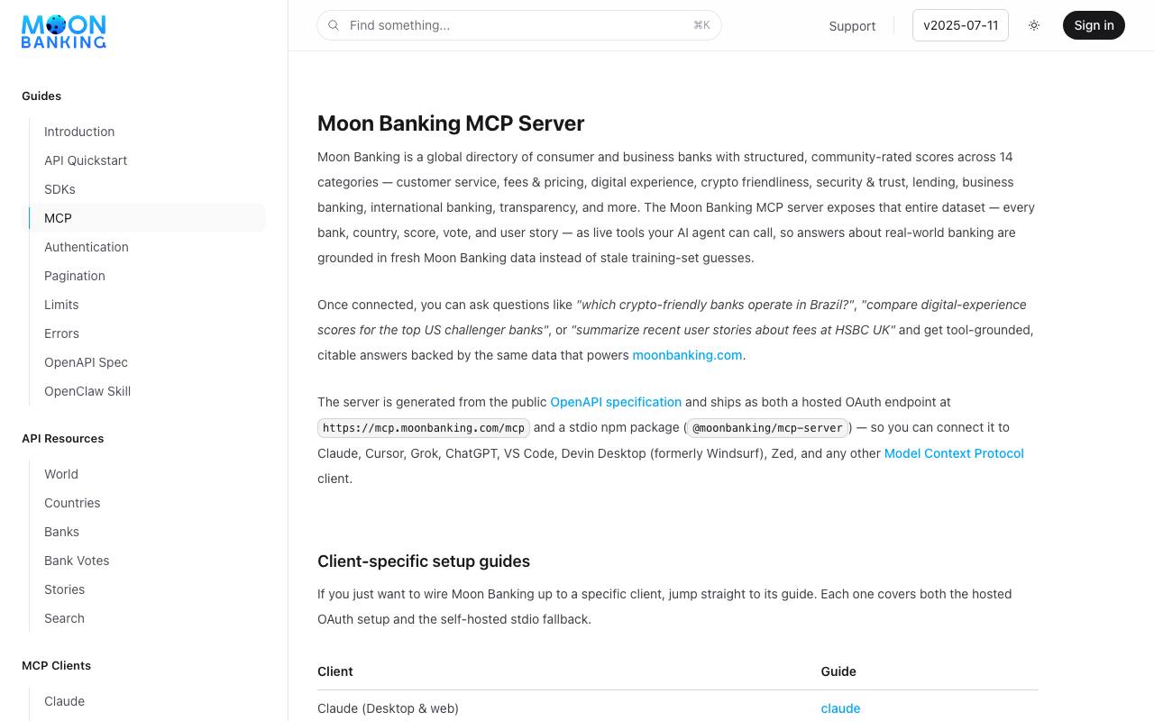 Moon Banking screenshot