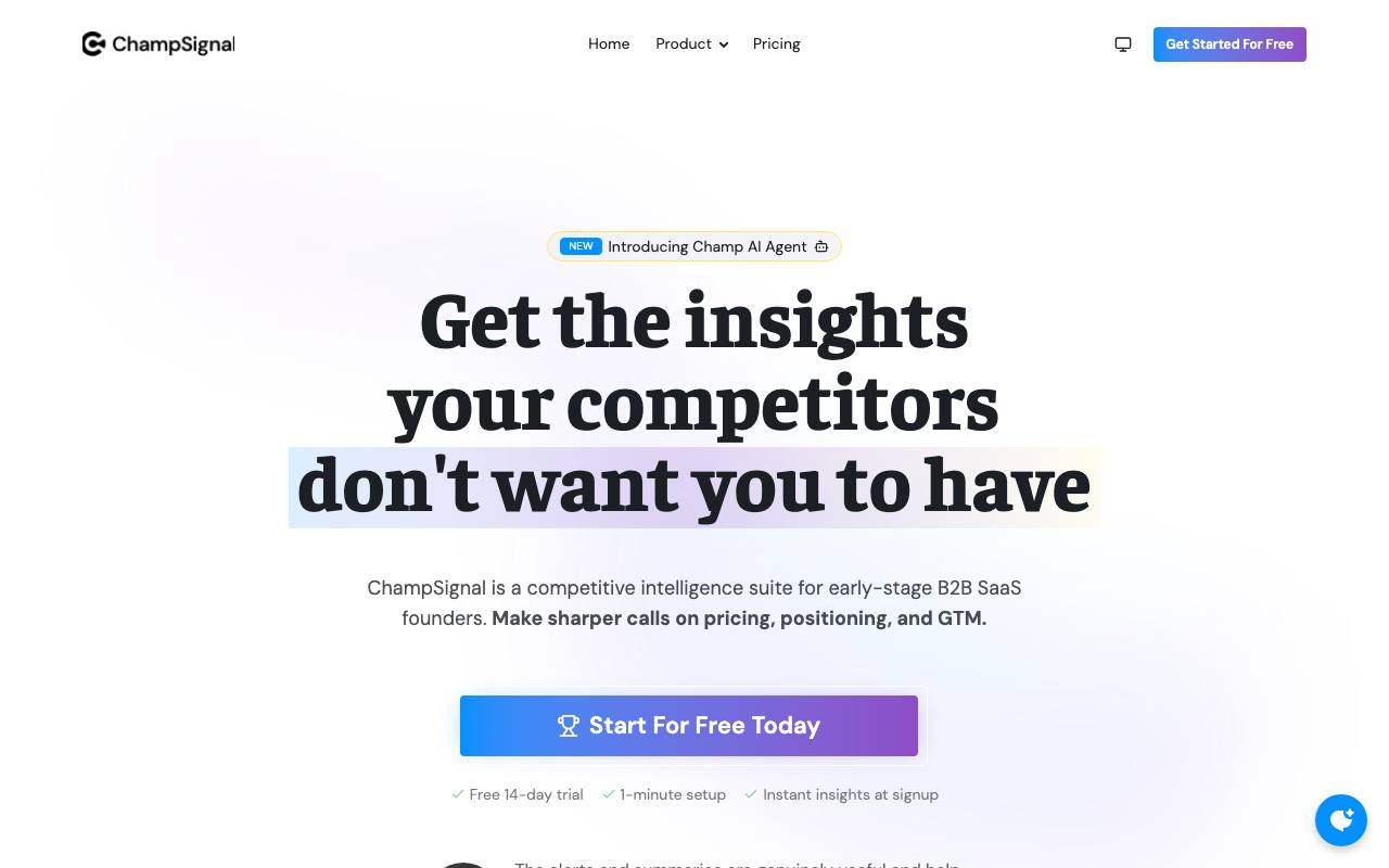 ChampSignal screenshot