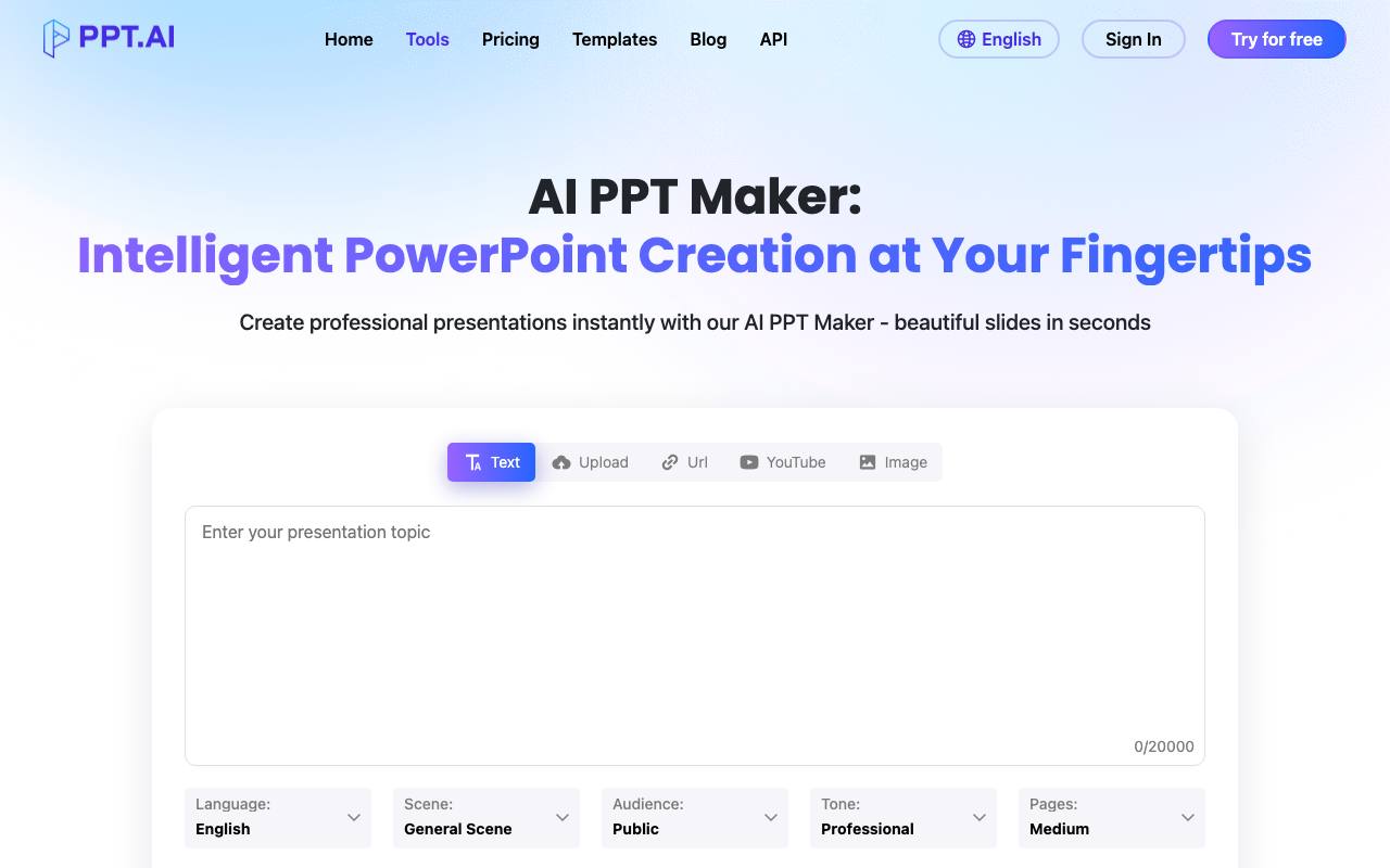 AI PPT Maker screenshot