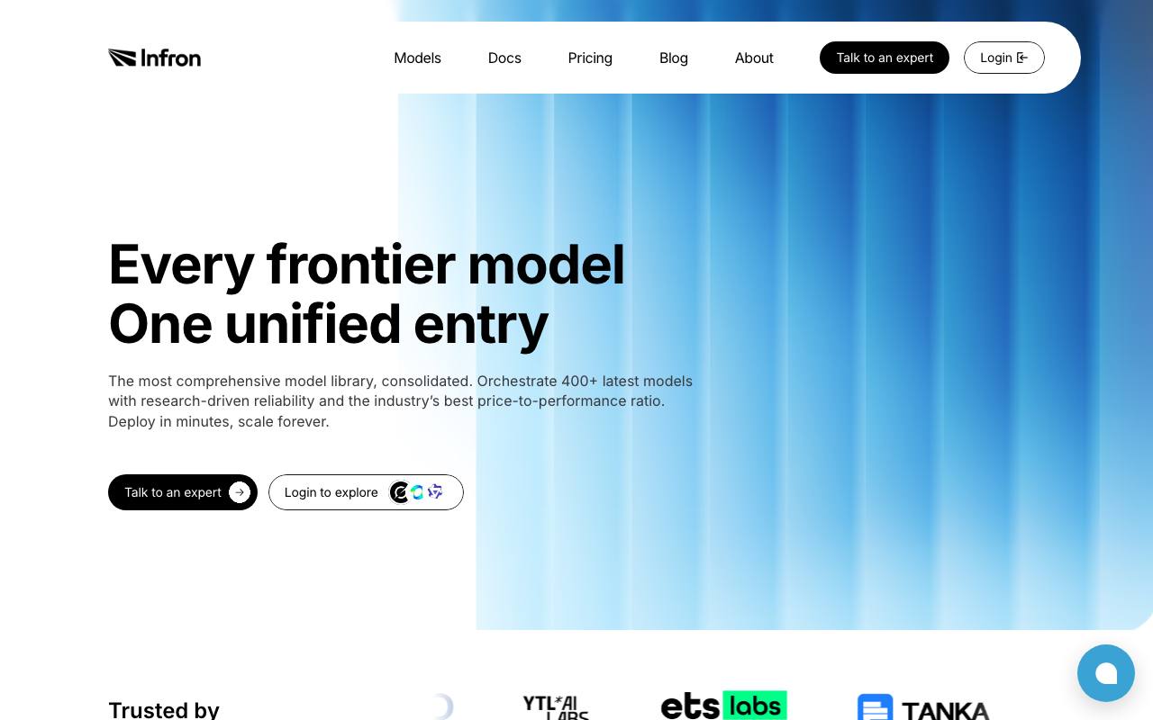 Infron AI screenshot
