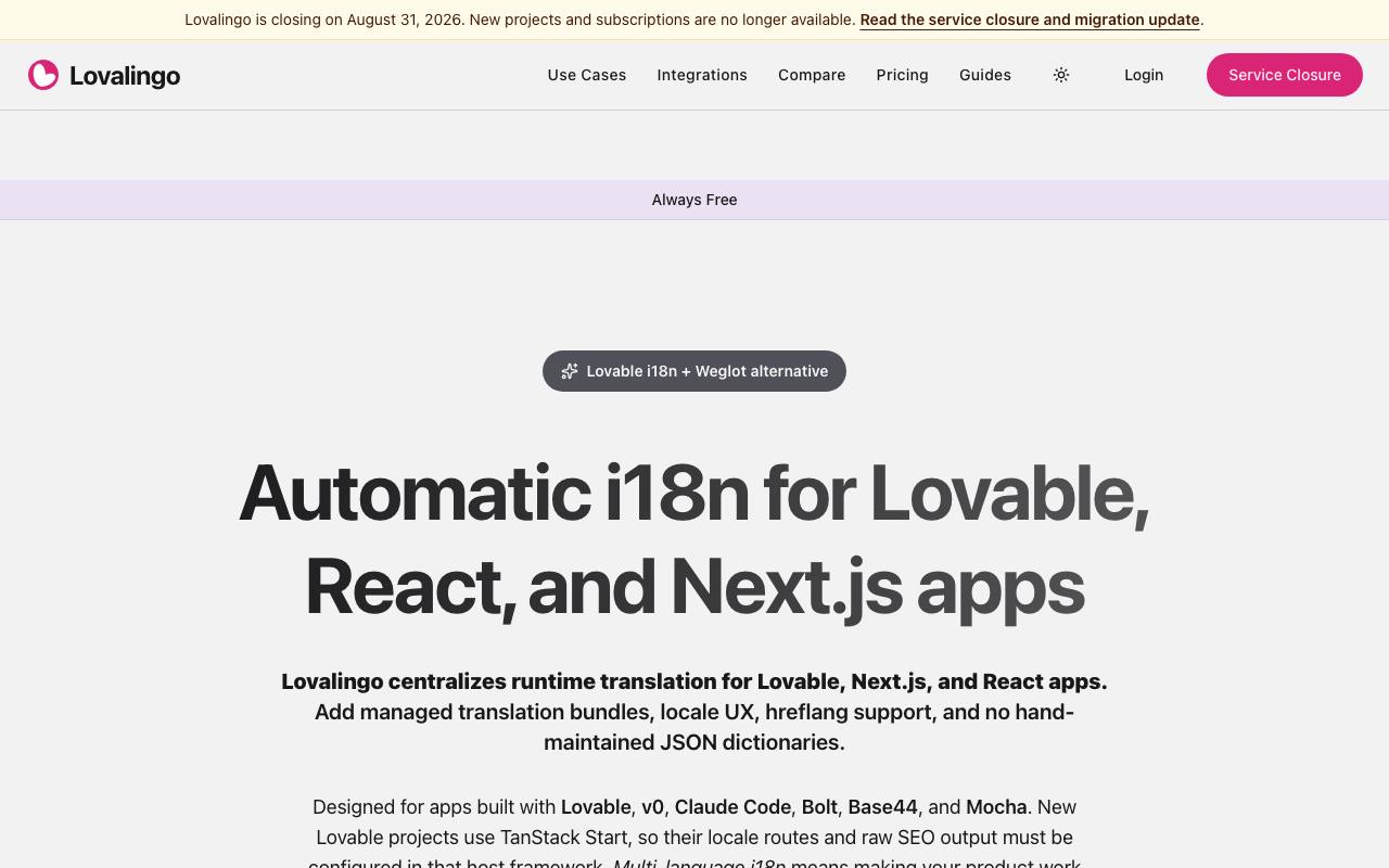 Lovalingo screenshot